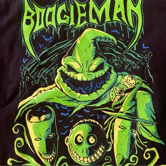 Disney Nightmare Before Christmas Boogieman design boys T-shirt large - Picture 2 of 4